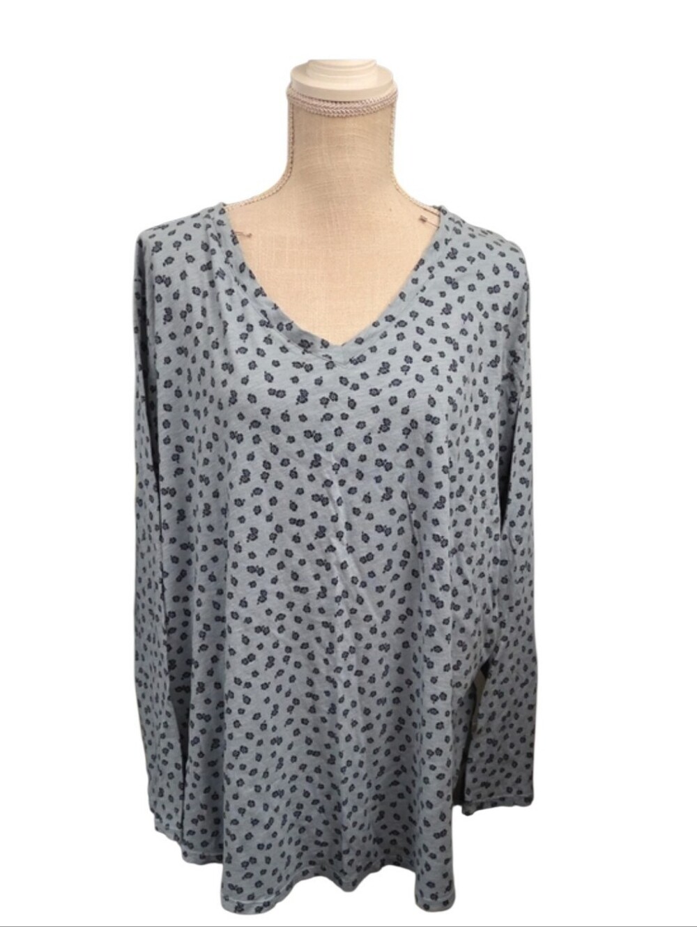 Two Sonoma Long Sleeve Print Tees - Picture 3 of 5